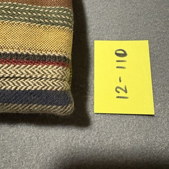 Vintage Orvis Shacket Mens L Striped Southwestern Heavy Work Shirt Oversized - Picture 15 of 15